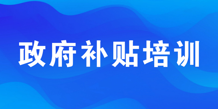 政府補貼類培訓
